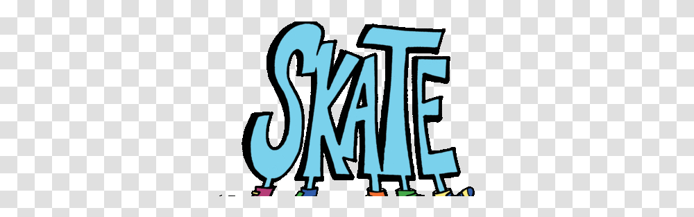 Text Clipart Roller Skating Ice Skating Quad Skates Roller Skate, Word, Alphabet, Label, Number Transparent Png