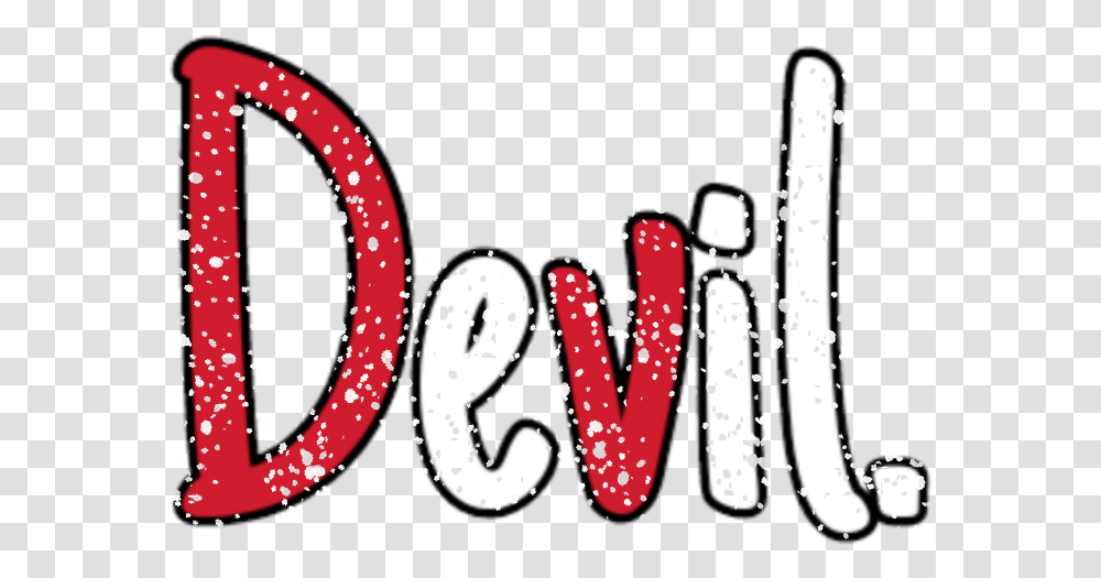 Text Devil Calligraphy, Alphabet, Number, Label Transparent Png