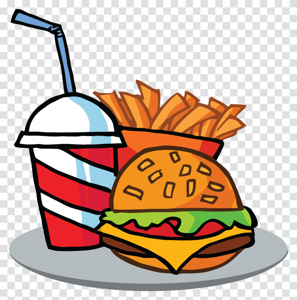 Text Images Music Video Cartoon Burger And Fries, Food, Lawn Mower, Tool, Advertisement Transparent Png