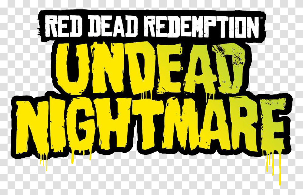 Text Logo Red Dead Redemption 2 Reddeadredemption Rdr Undead Nightmare Logo, Word, Label, Alphabet, Poster Transparent Png