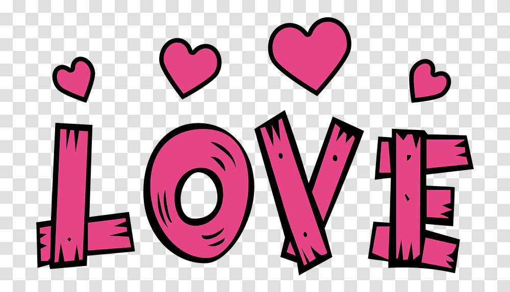 Text Love Hearts Pink Love Heart Valentine Text Love, Number, Alphabet, Electronics Transparent Png