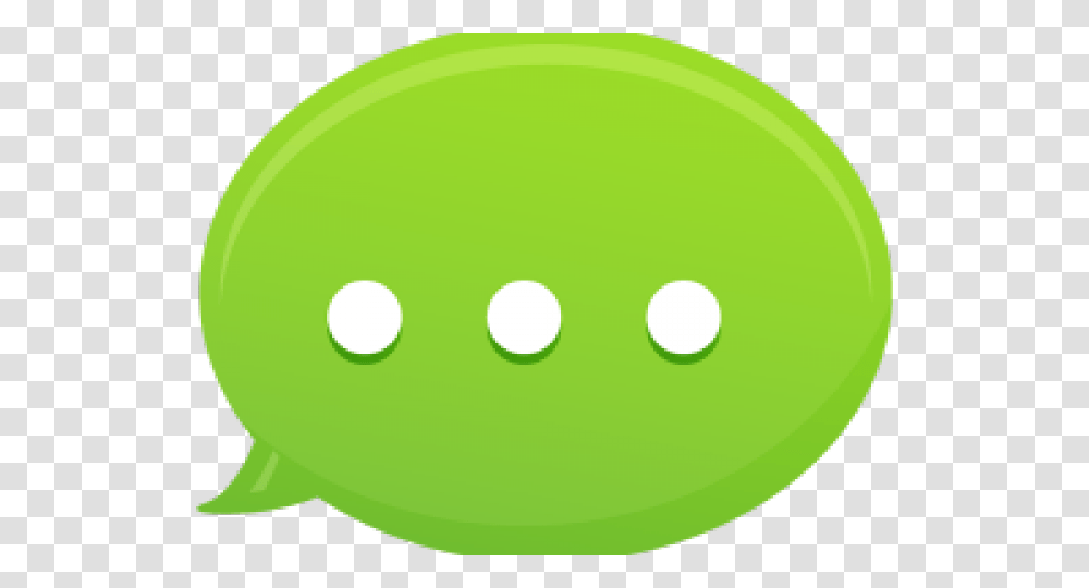 Text Message Bubble Circle, Tennis Ball, Sport, Sports, Green Transparent Png