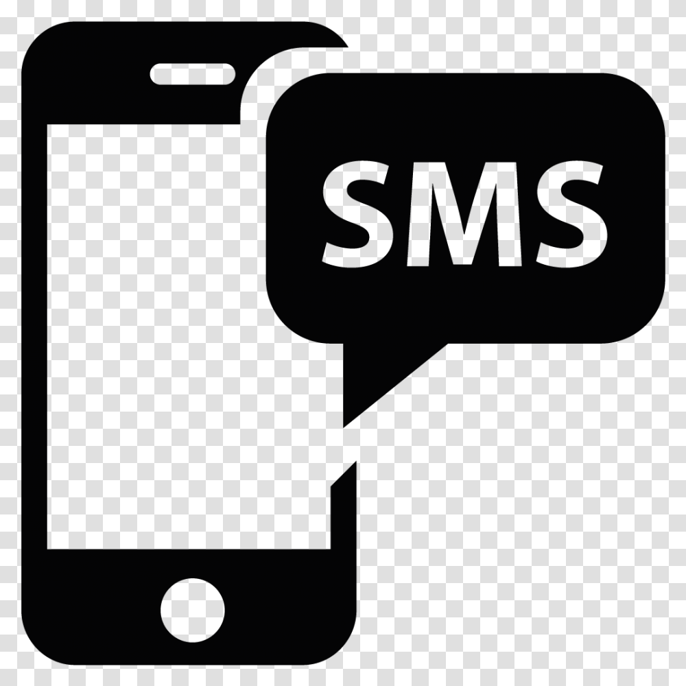 Text Message Logo Text Message Logo White, Electronics, Phone, Camera Transparent Png