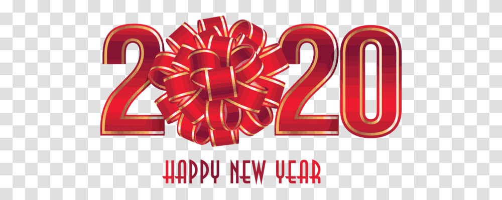Text Red Font For Happy New Year 2020 Happy New Year 2020, Dynamite, Bomb, Alphabet, Graphics Transparent Png