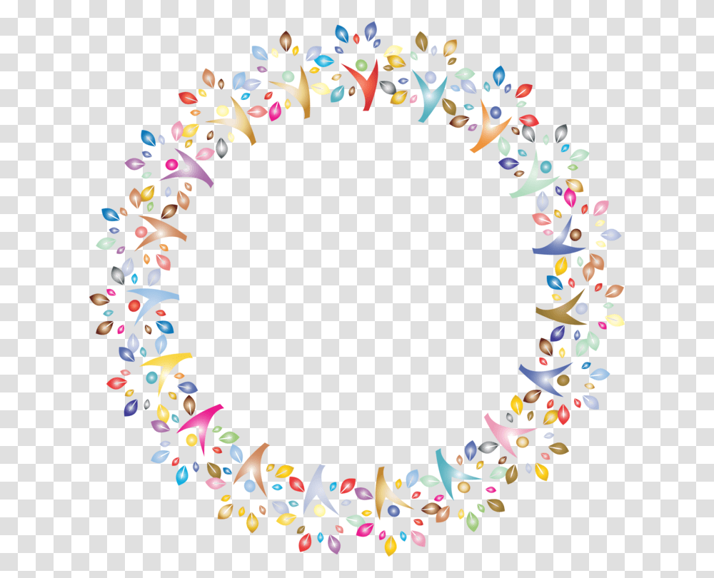 Textcircleheart Circle, Confetti, Paper Transparent Png