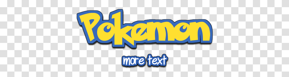 Textcraft Pokemon Letters Font Generator, Alphabet, Word, Symbol, Logo Transparent Png