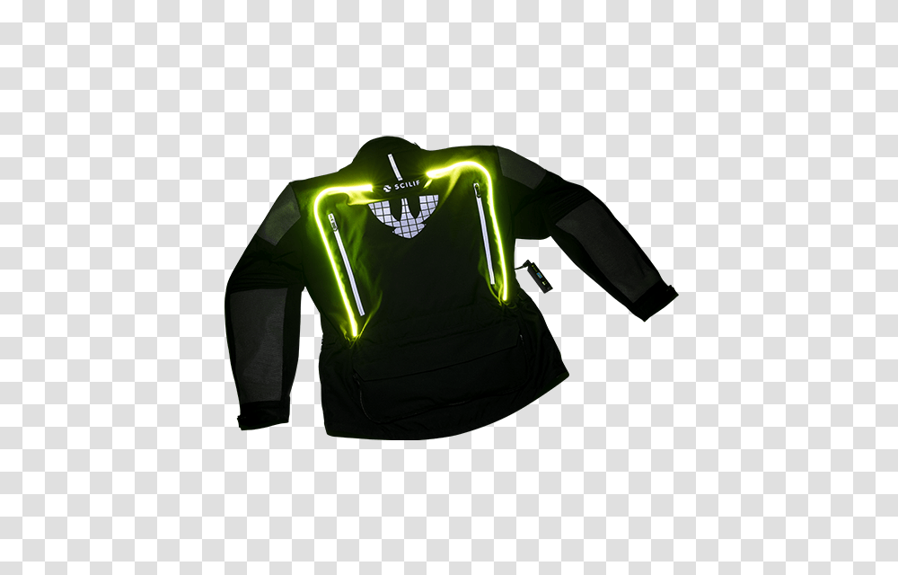 Textile Jacket Brilla, Light, Neon, Apparel Transparent Png