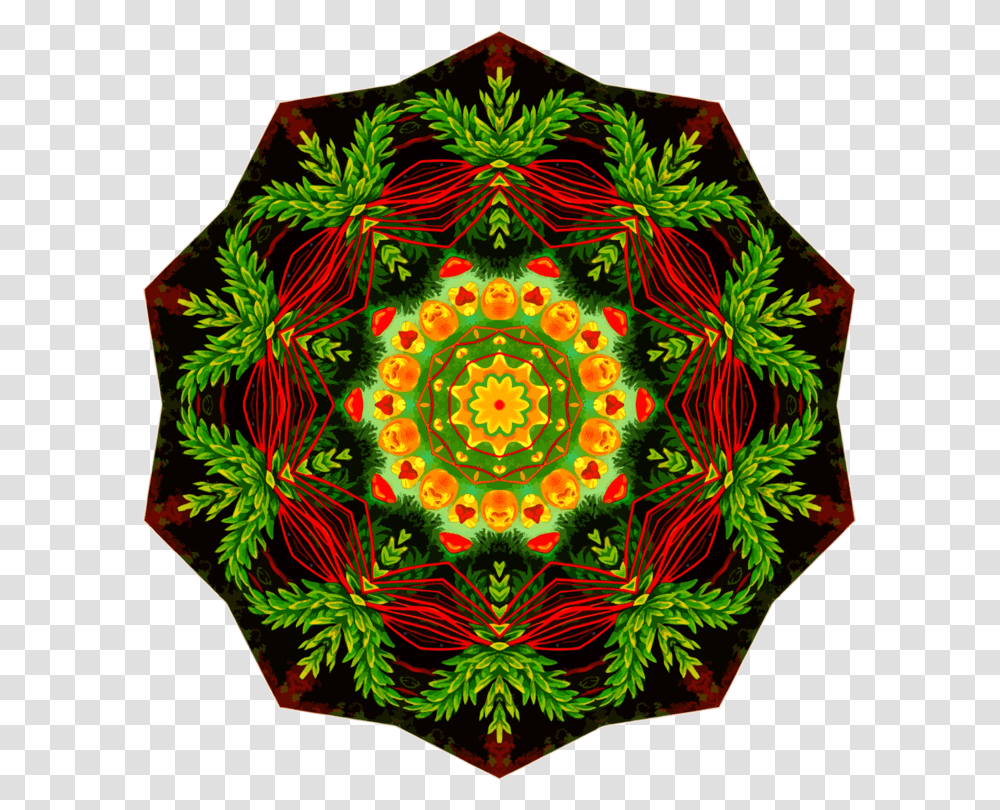 Textilechristmas Ornamentcircle Portable Network Graphics, Pattern, Fractal, Rug Transparent Png