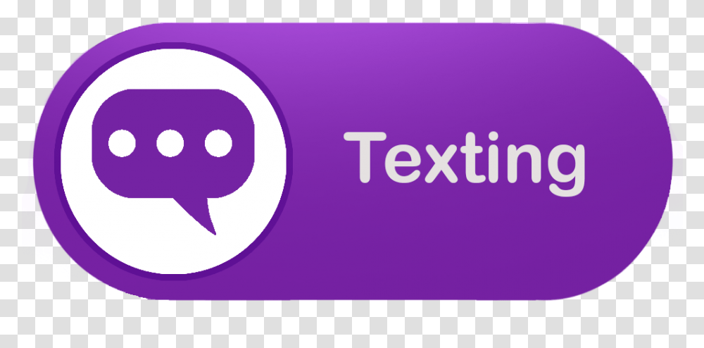Texting Icon Circle, Purple Transparent Png