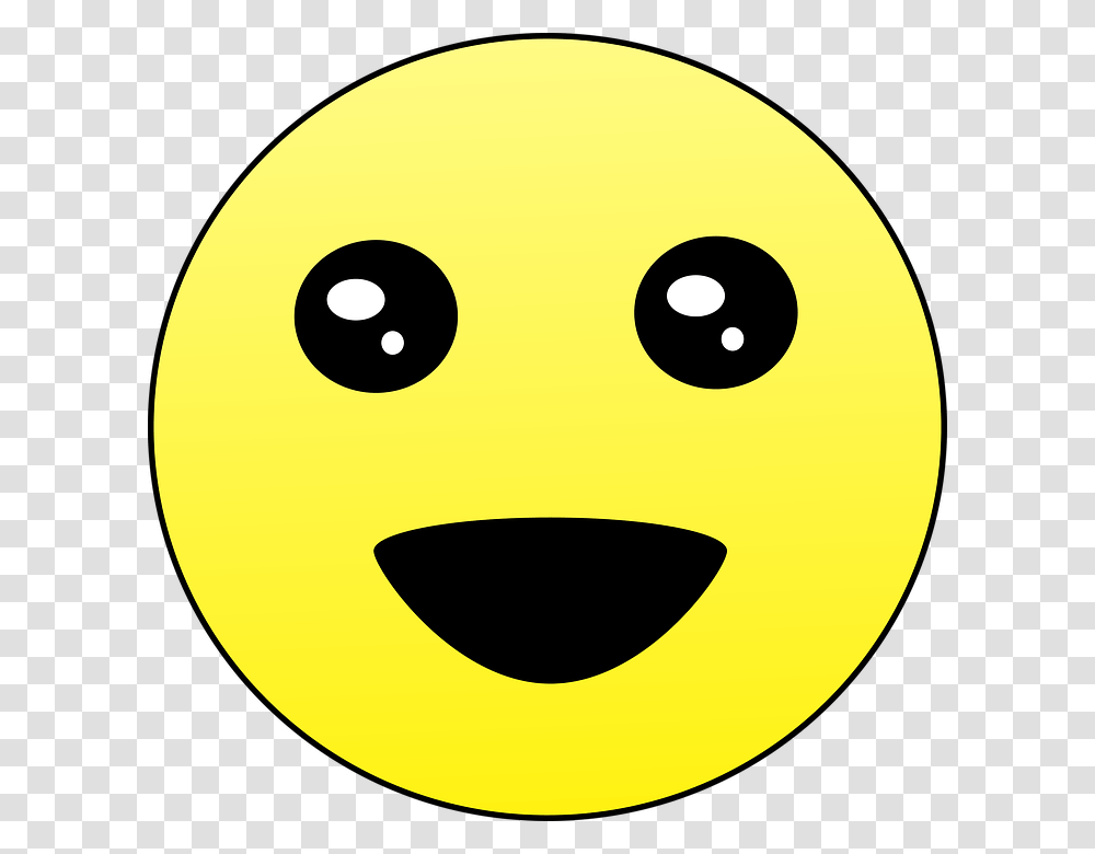 Texto Original En Feliz Cara Emoji Smiley, Pac Man, Label, Disk Transparent Png