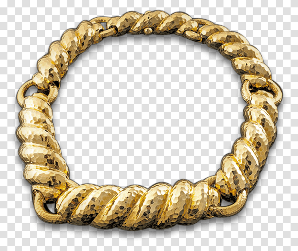 Textured Gold Necklace By David Webb Bracelet, Jewelry, Accessories, Accessory, Hip Transparent Png