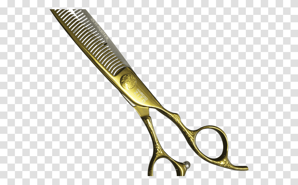 Texturizer 6 Gold Edition Scissors, Weapon, Weaponry, Blade, Shears Transparent Png