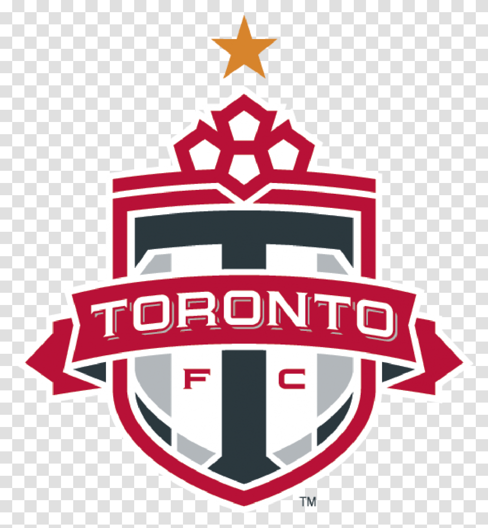 Tfc Logo With Championship Star The Robbie Soccer Toronto Fc Logo, Symbol, Trademark, Emblem, Star Symbol Transparent Png
