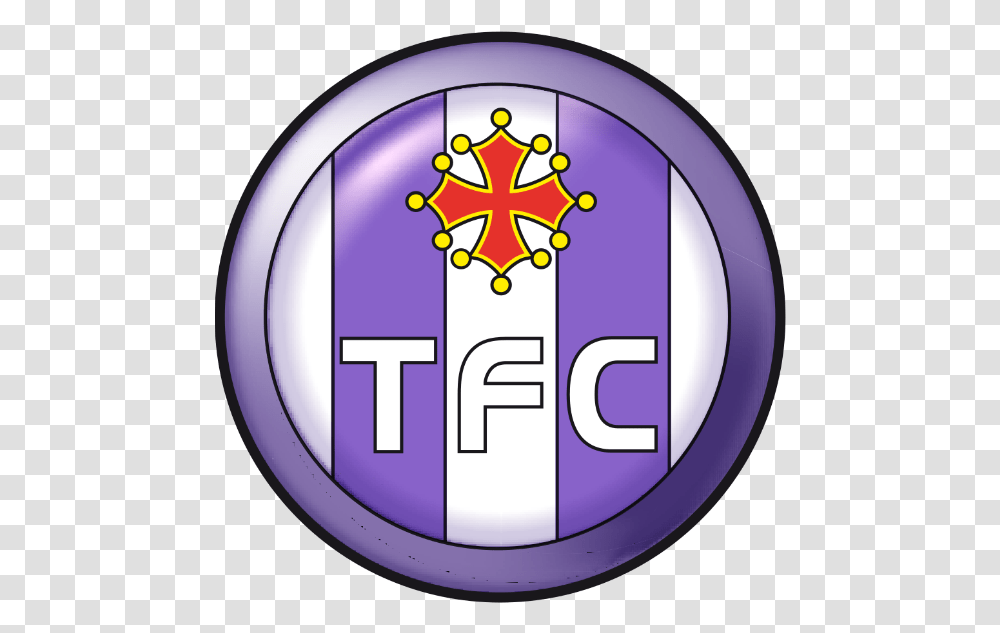 Tfc Toulouse Football Club Logo Toulouse Fc Logo, Text, Clock Tower, Architecture, Building Transparent Png