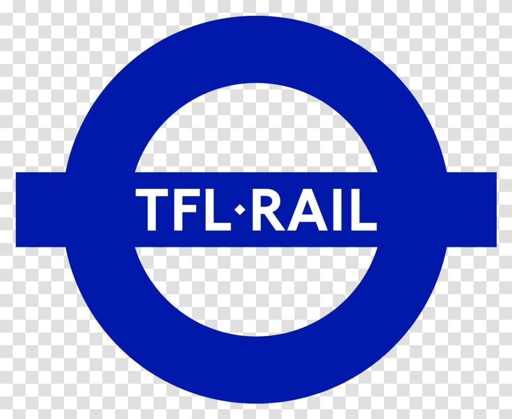 Tfl Rail Wikipedia Tfl Rail Logo, Symbol, Trademark, Text, Number Transparent Png