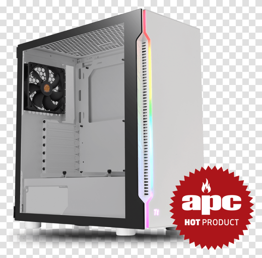 Tg Snow Rgb Case Thermaltake H200 Snow Rgb, Computer, Electronics, Pc, Desktop Transparent Png