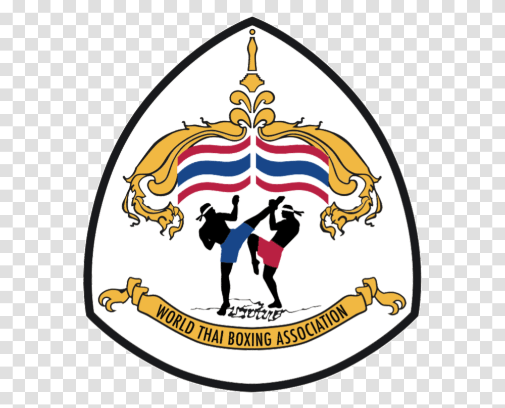 Thai Boxing Sticky Logo Thai Boxing Logos Clipart Full Thai Boxing Logo, Person, Human, Symbol, Trademark Transparent Png