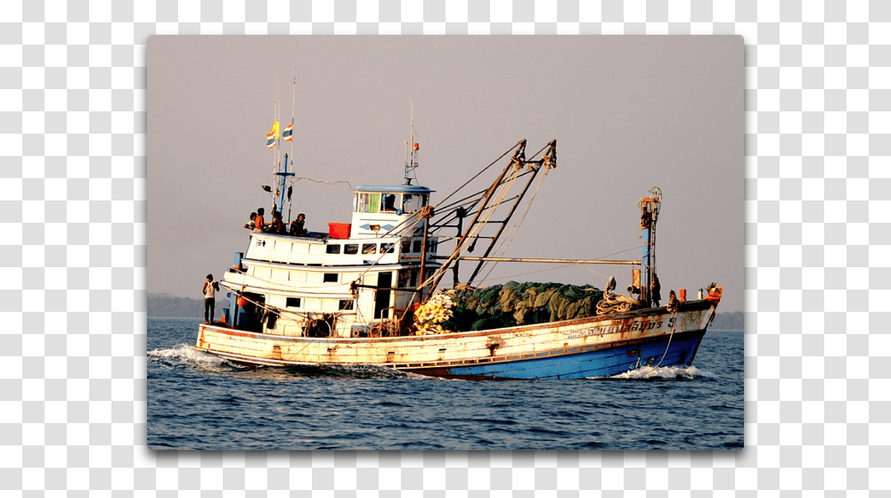 Thai Fishing Boat Fishing Boat Thailand, Vehicle, Transportation, Person, Ship Transparent Png
