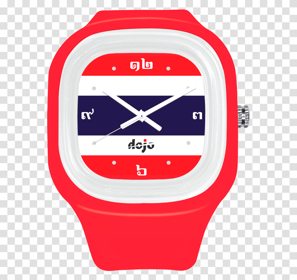 Thai Flag, Wristwatch, Digital Watch Transparent Png