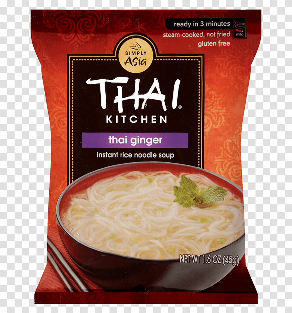Thai Ginger Instant Rice Noodle Soup Thai Kitchen Bangkok Curry, Pasta, Food, Bowl, Dish Transparent Png