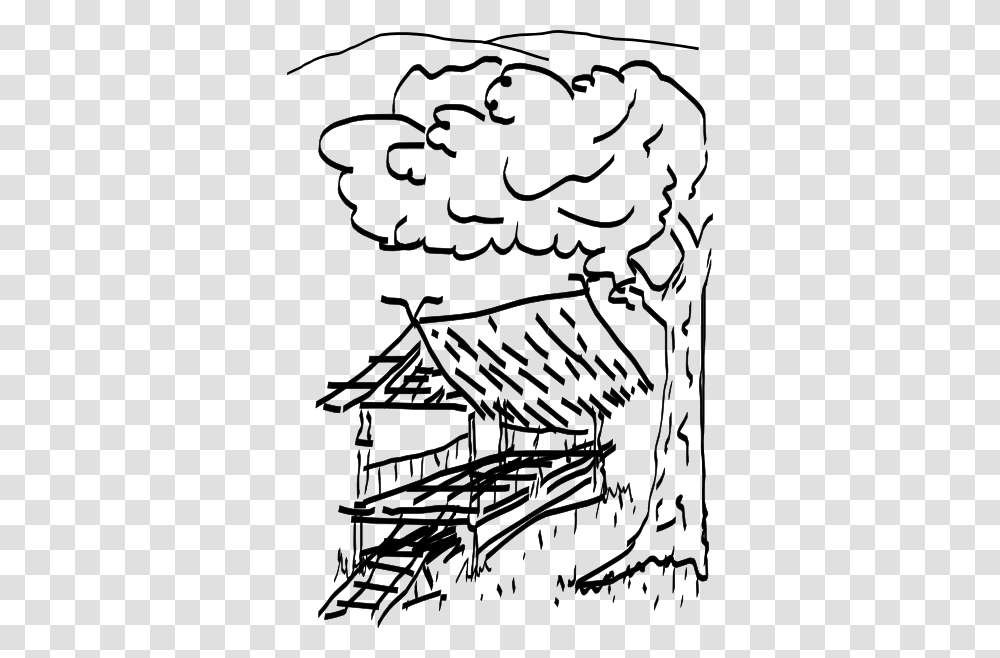 Thai Hut Clip Art, Drawing, Doodle, Sketch Transparent Png