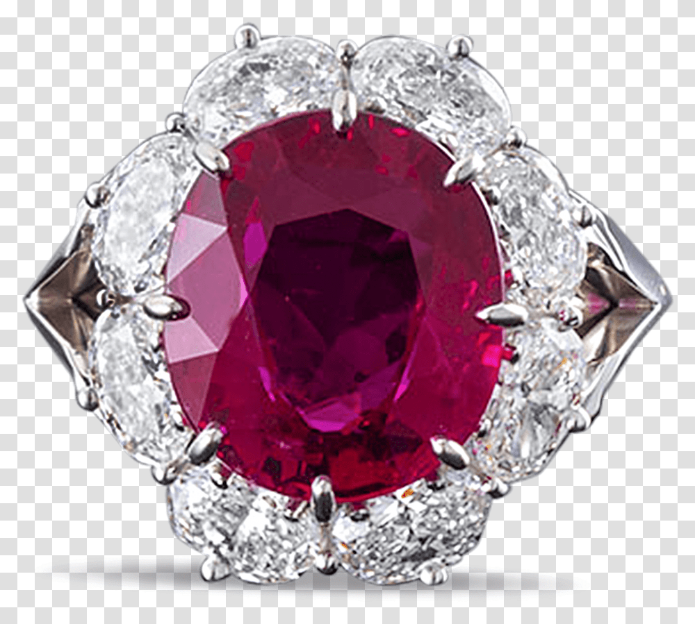 Thai Ruby And Diamond Ring, Gemstone, Jewelry, Accessories, Accessory Transparent Png