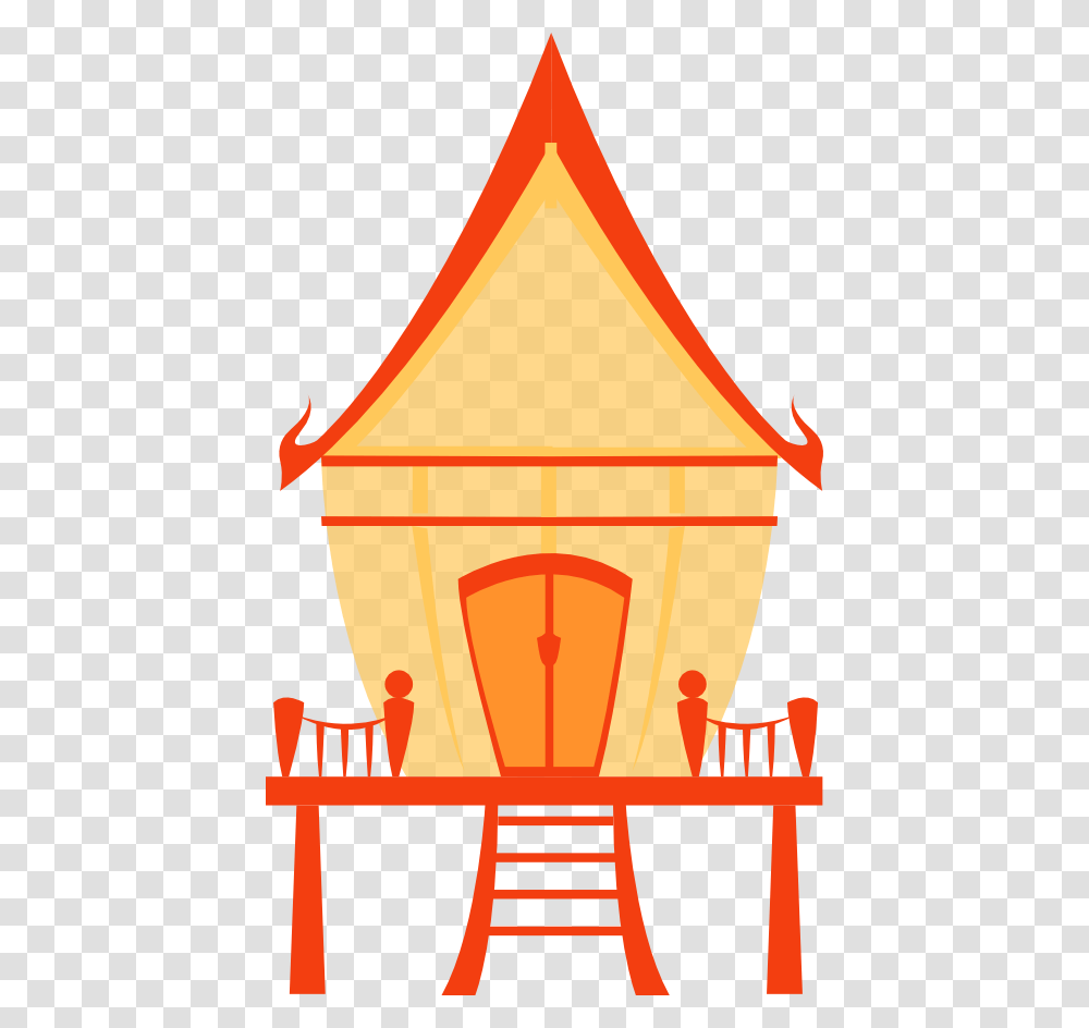 Thai Traditional House Clipart, Building, Leisure Activities, Triangle Transparent Png