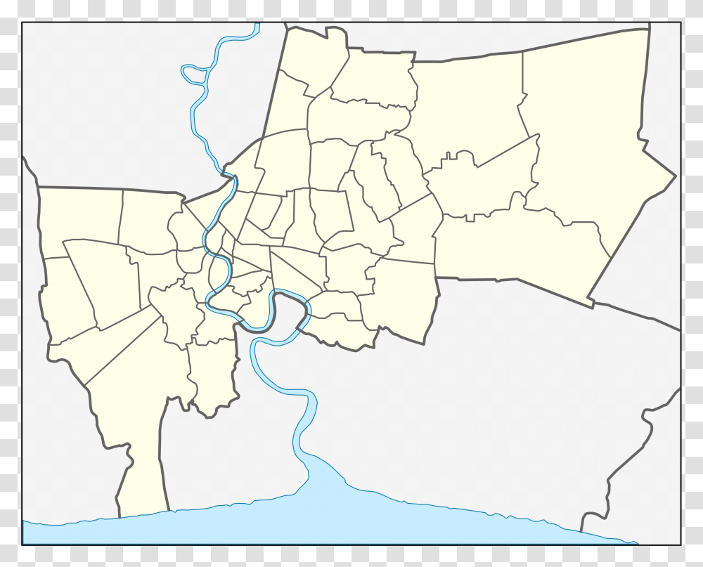 Thailand Bangkok Location Map Bangkok Districts, Plot, Diagram, Atlas, Painting Transparent Png