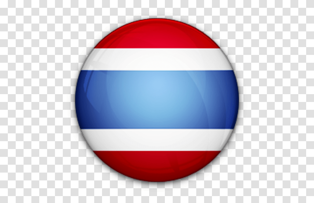 Thailand Circle Flag, Logo, Trademark, Sphere Transparent Png