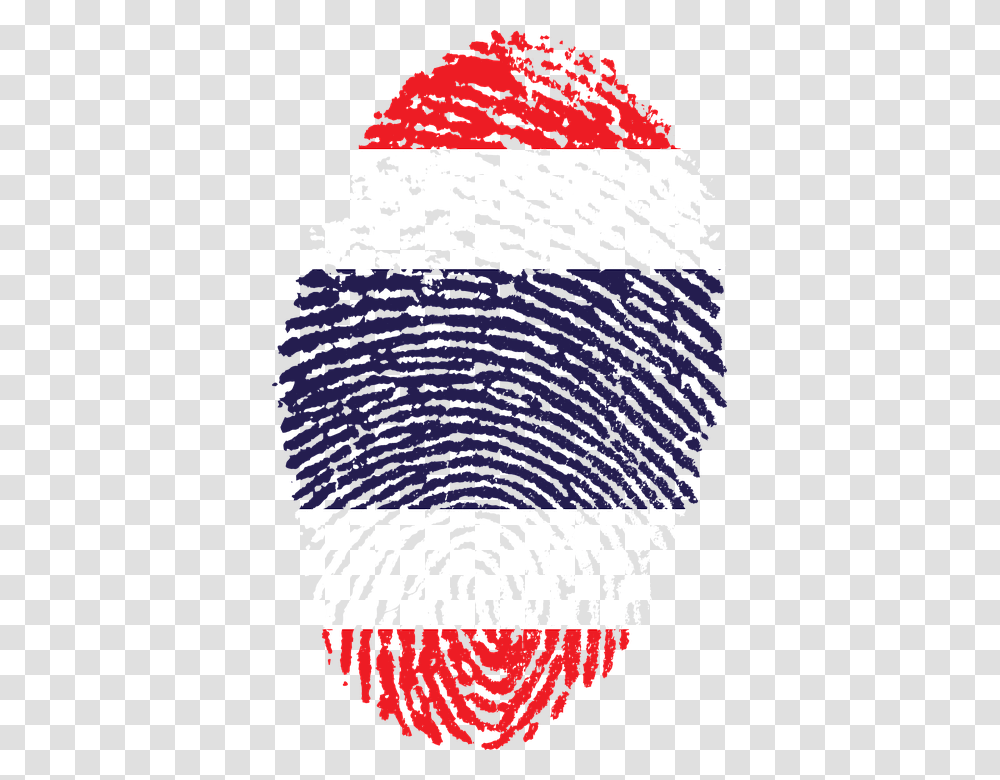 Thailand Flag Fingerprint Country Pride Identity Thailand Flag Fingerprint, Rug Transparent Png