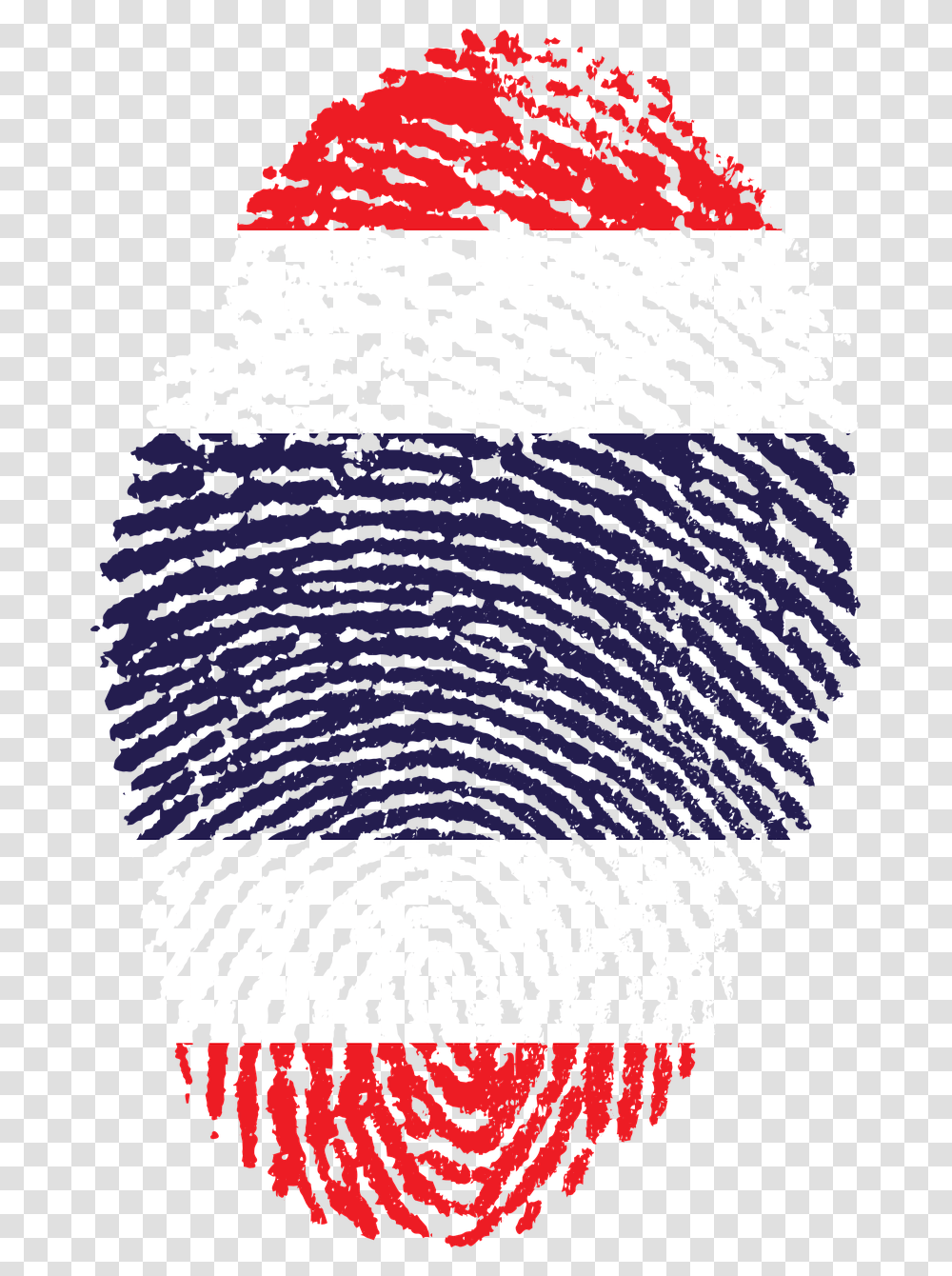 Thailand Flag Fingerprint, Rug Transparent Png