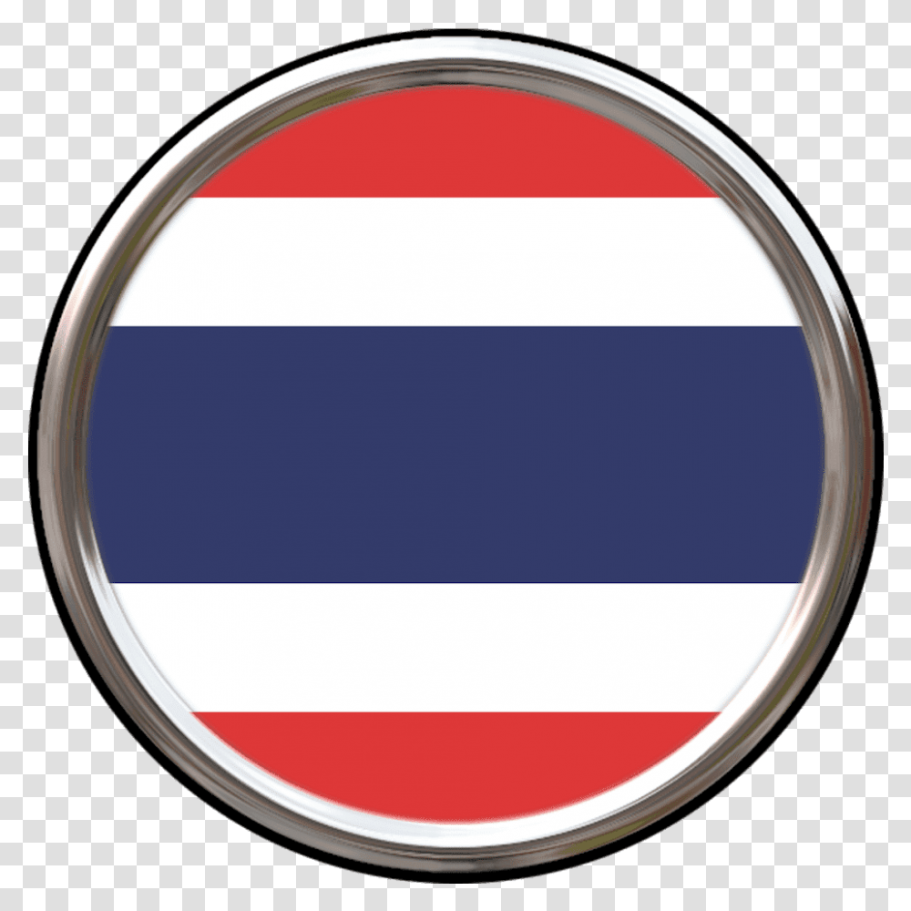 Thailand Flag Image And Clipart Flag Thailand Circle, Text, Label, Symbol, Logo Transparent Png