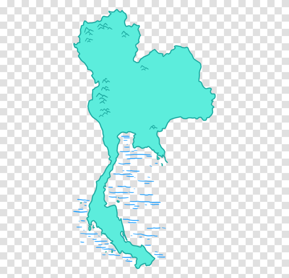Thailand Flag, Map, Diagram, Atlas, Plot Transparent Png