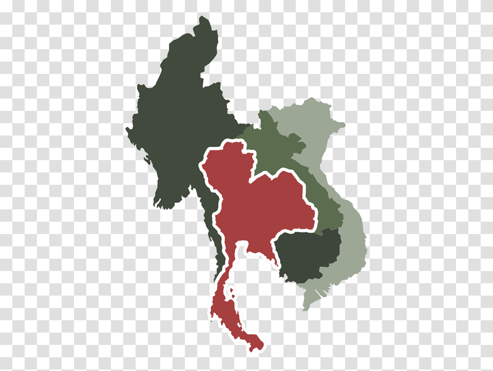 Thailand Map, Diagram, Atlas, Plot Transparent Png