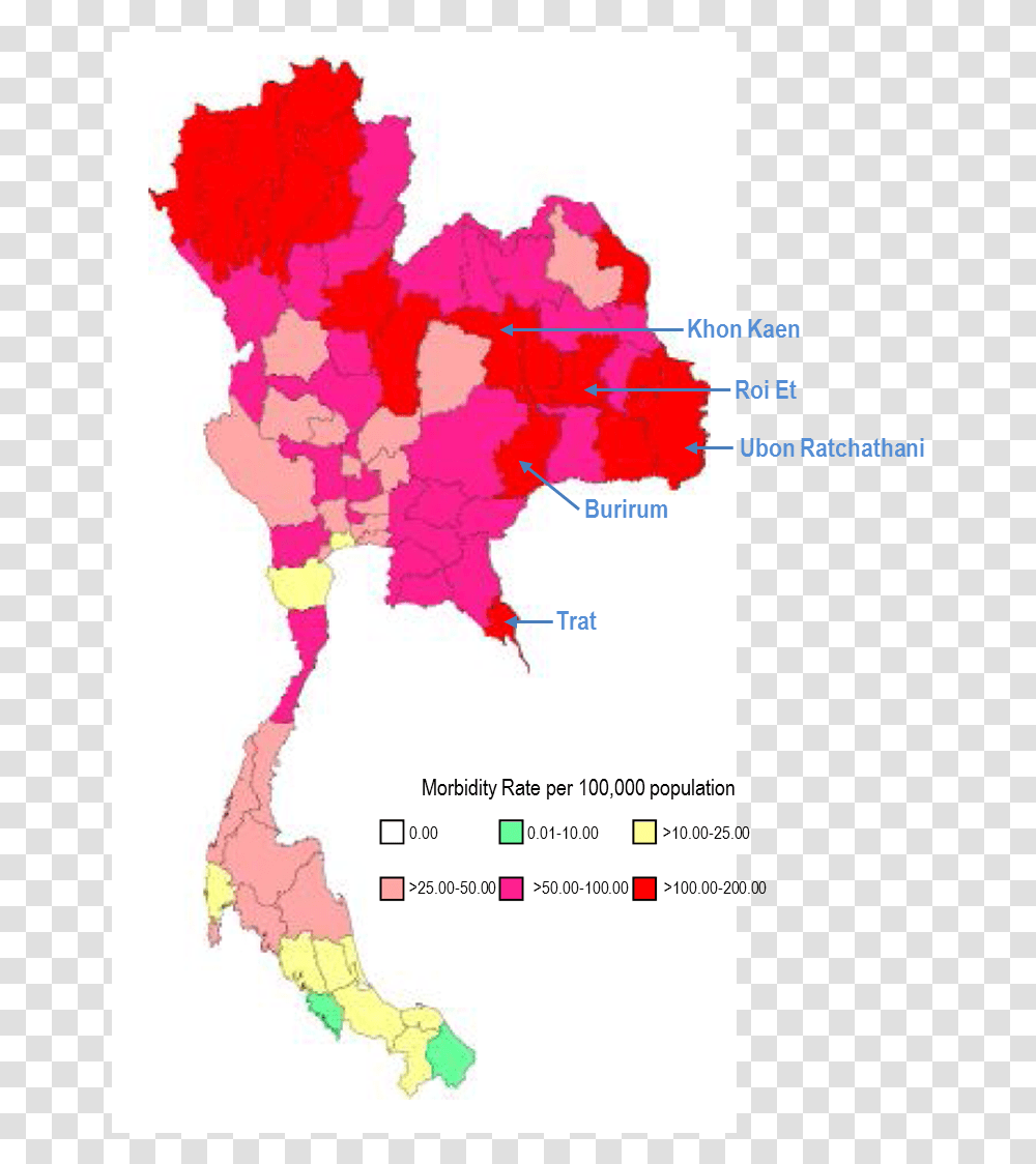 Thailand Map, Diagram, Plot, Atlas Transparent Png