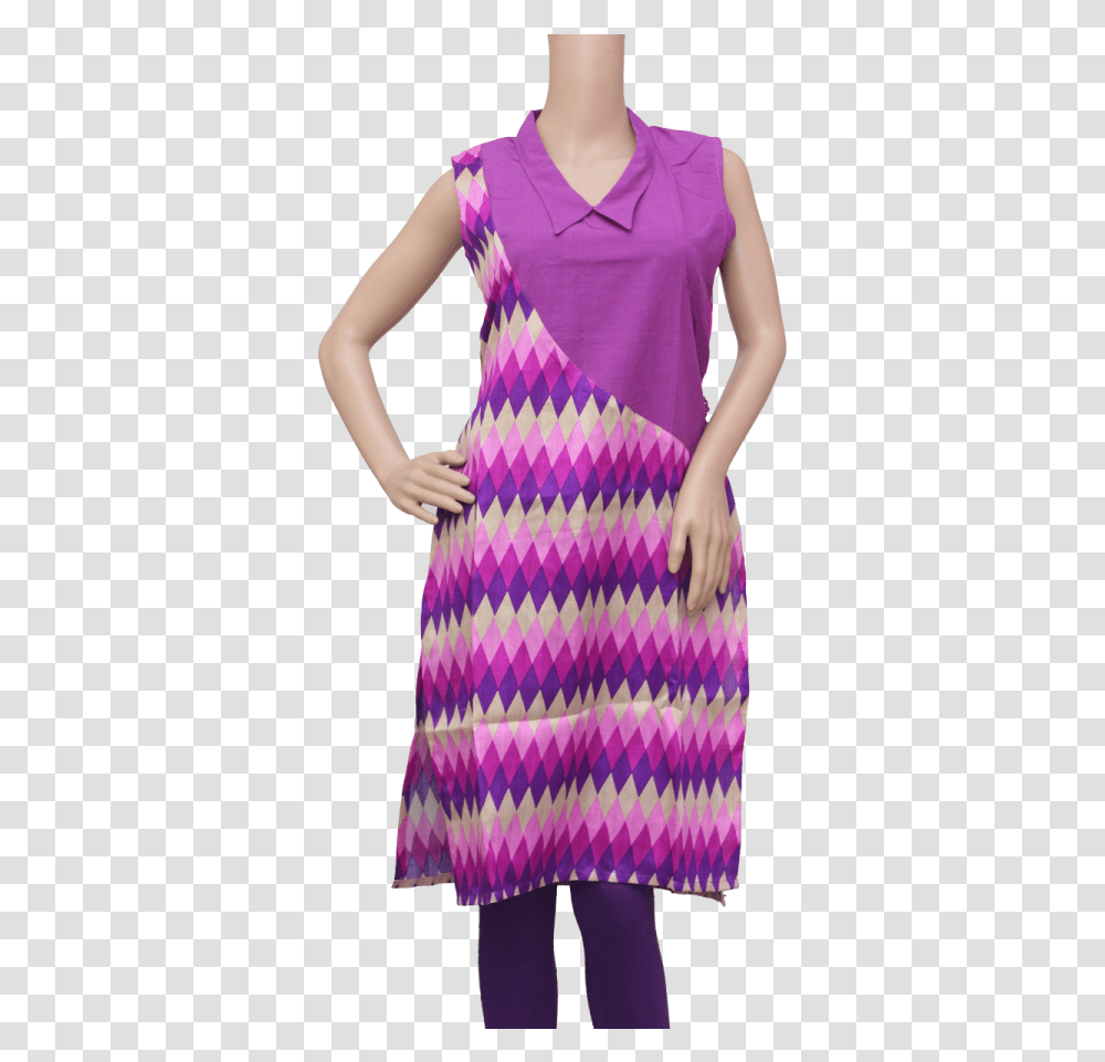 Thams Kurta Collardouble Colorshoe Lace Styled Day Dress, Skirt, Female, Person Transparent Png
