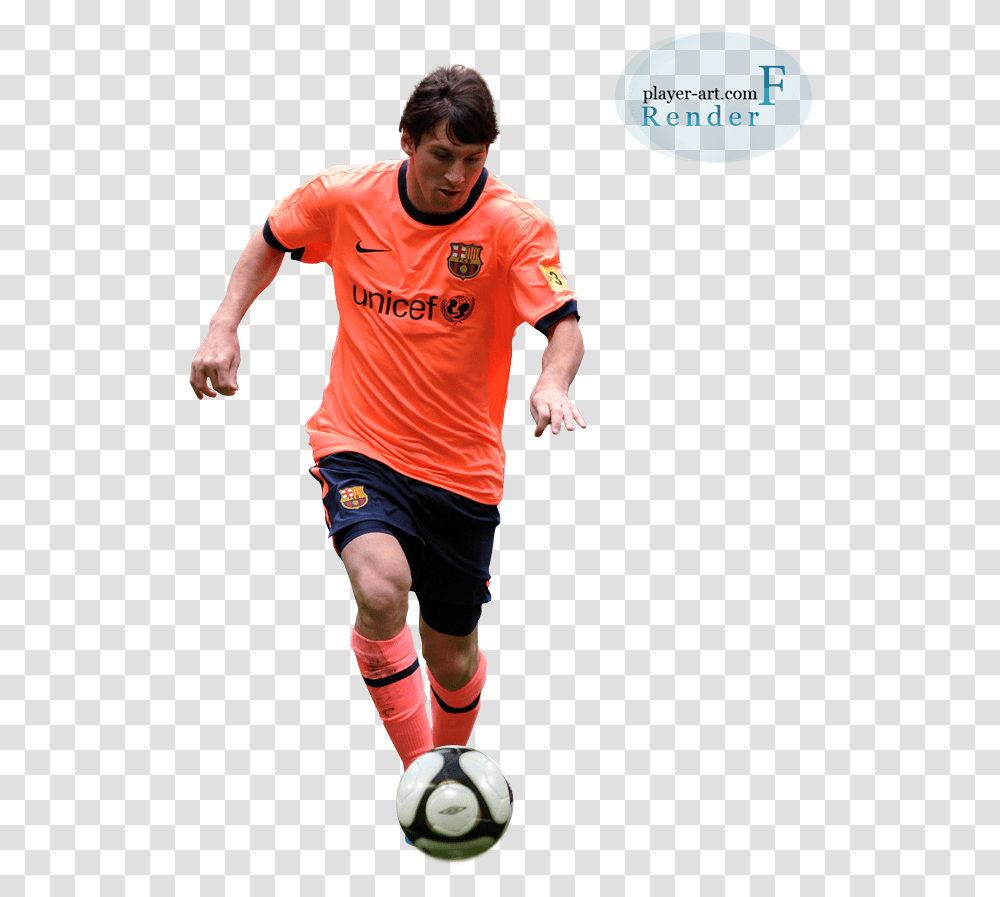Than Fc Barcelona Lionel Kick Up A Soccer Ball, Person, Sphere, Football, Team Sport Transparent Png