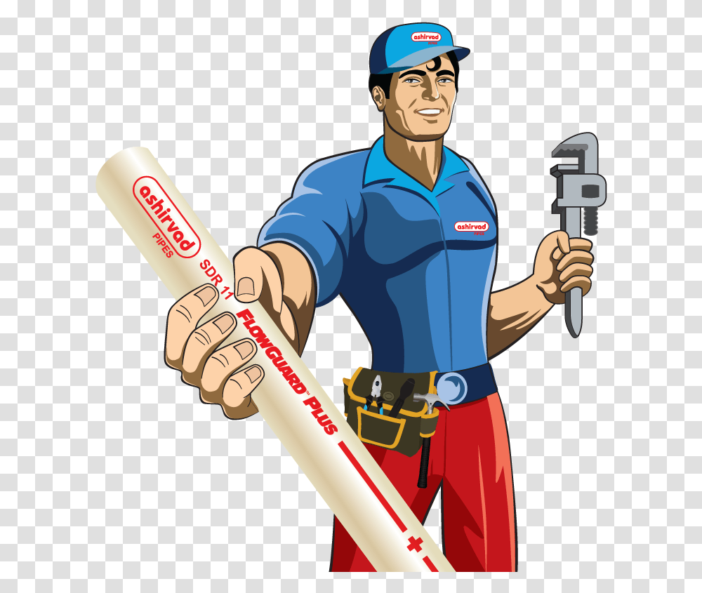 Than Us When It Comes To Plumbing And We're More Than Ashirvad Pipes, Baseball Bat, Team Sport, Person, People Transparent Png