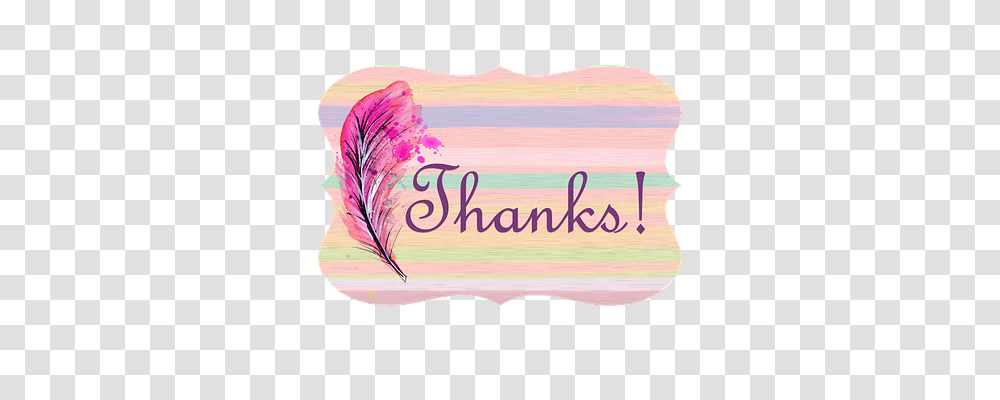 Thank You Label, Handwriting Transparent Png