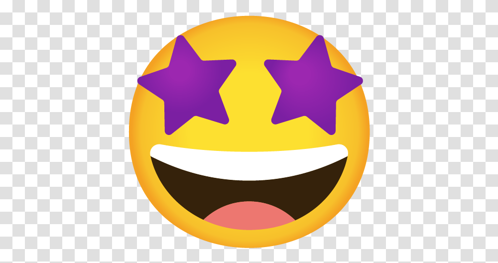 Thank You And Star Struck Emoji, Star Symbol, Egg, Food Transparent Png