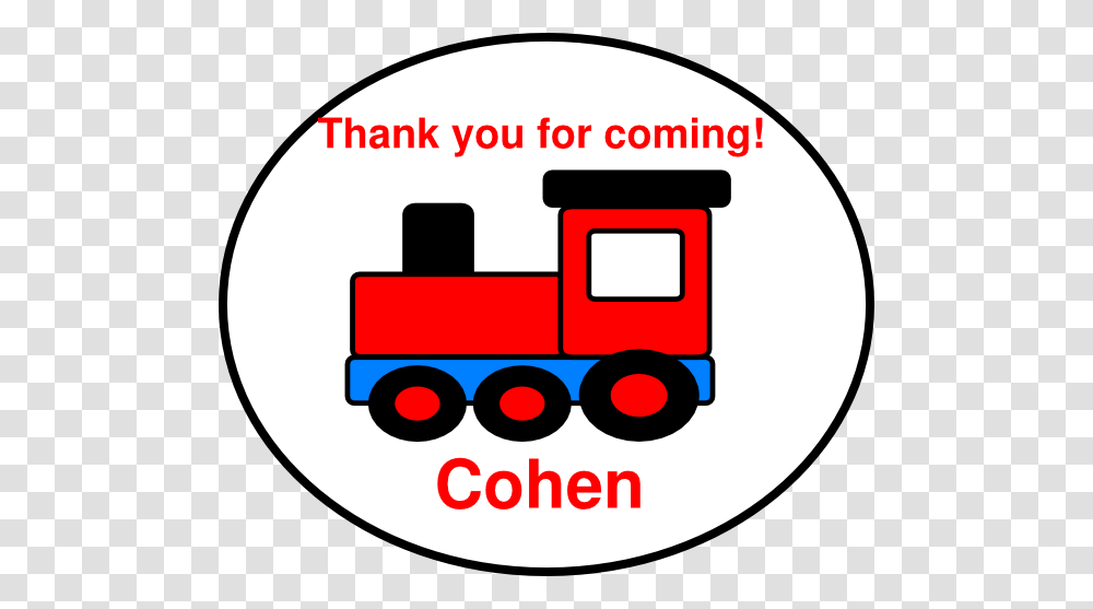 Thank You Birthday Train Clip Art, Vehicle, Transportation, Toy Transparent Png