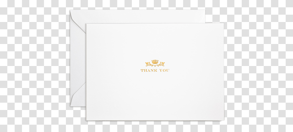 Thank You Card Gold Envelope, White Board, Indoors, Page Transparent Png