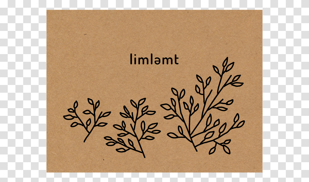 Thank You Card Kraft Leaves Trees Nature Thank You Paper, Label, Skin, Handwriting Transparent Png
