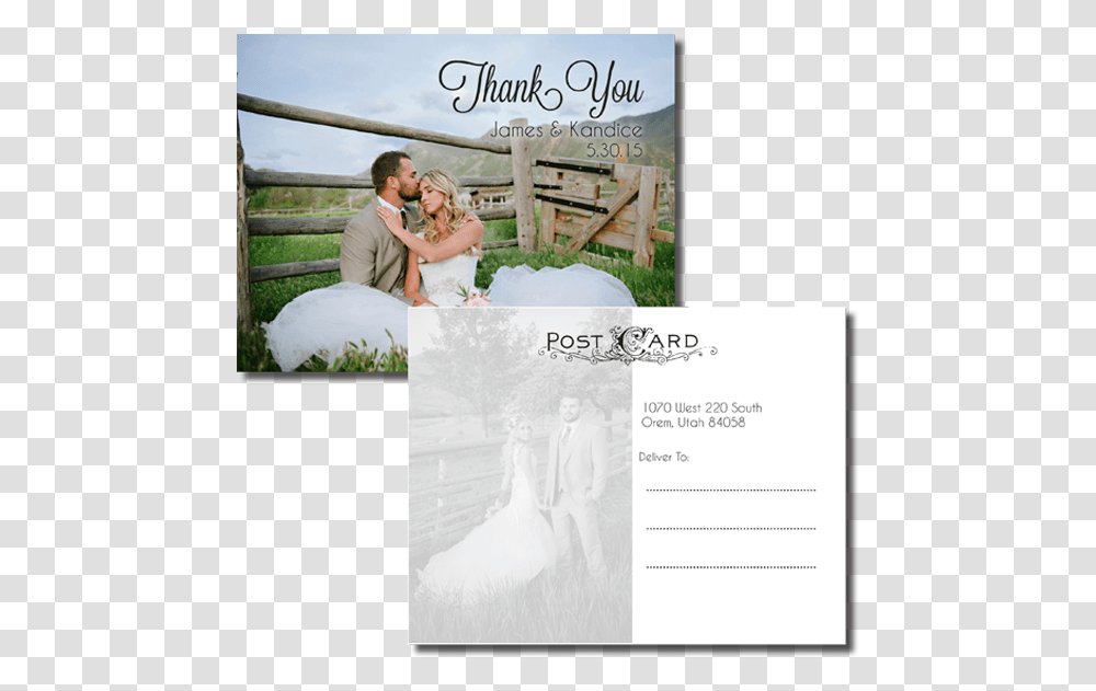 Thank You Card Two Sided Photograph, Apparel, Person, Human Transparent Png