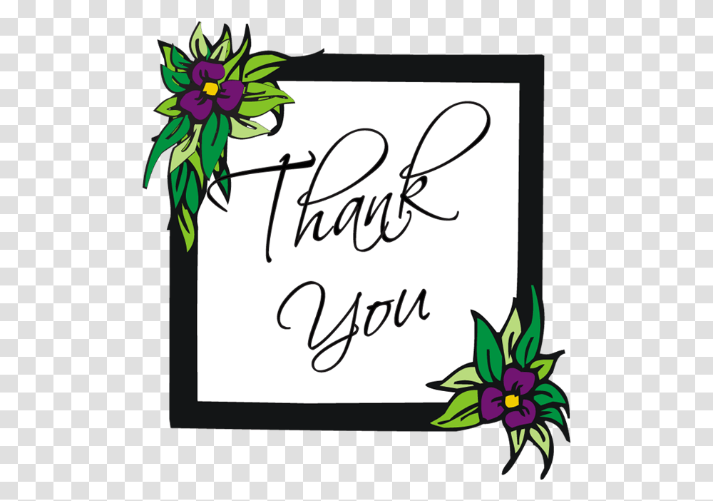 Thank You Clip Art Free, Floral Design, Pattern Transparent Png