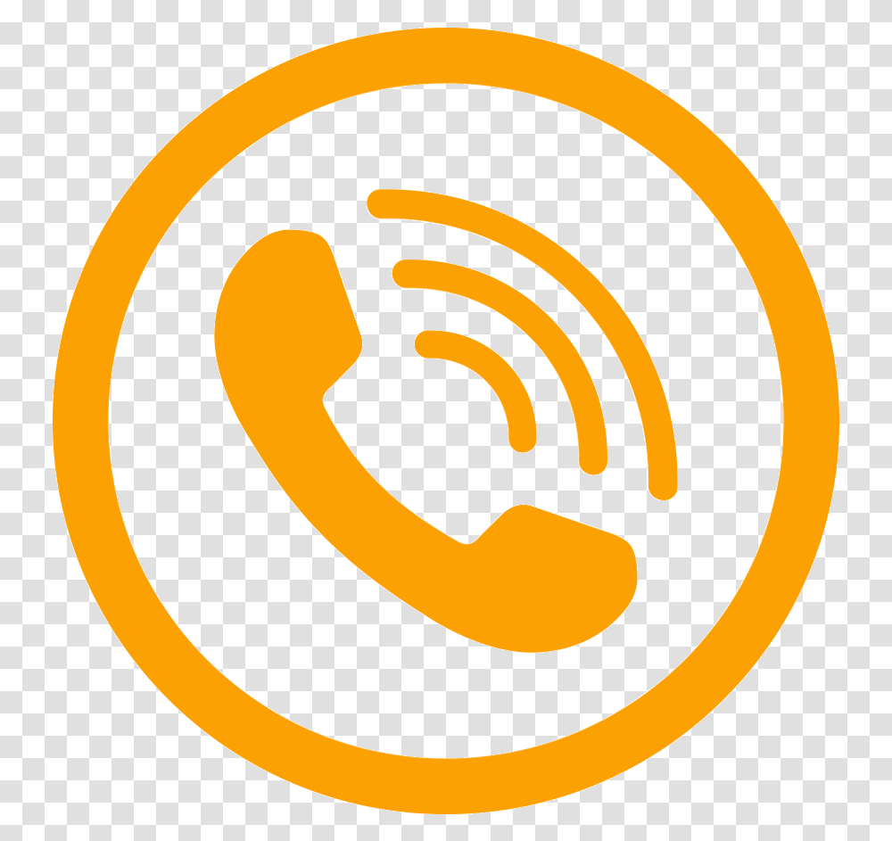 Thank You For Contacting Us Yellow Phone Icon, Text, Label, Symbol, Bowl Transparent Png