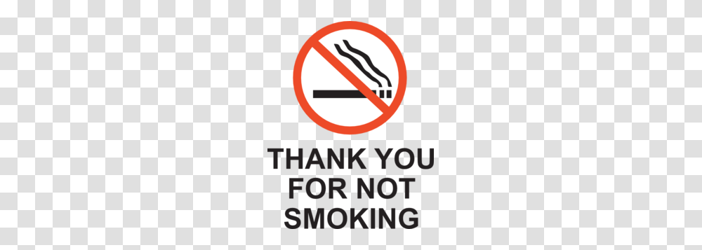 Thank You For Not Smoking Clip Art, Poster, Advertisement, Sign Transparent Png