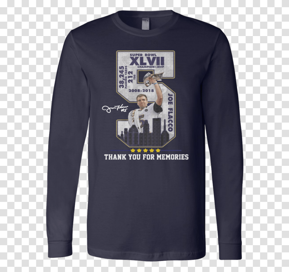 Thank You For The Memories Shirt Joe Flacco Tooth Christmas Sweaters, Sleeve, Apparel, Long Sleeve Transparent Png