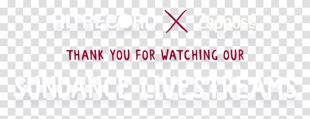 Thank You For Watching Sundance Livestreams Alphabet Word Number Transparent Png Pngset Com