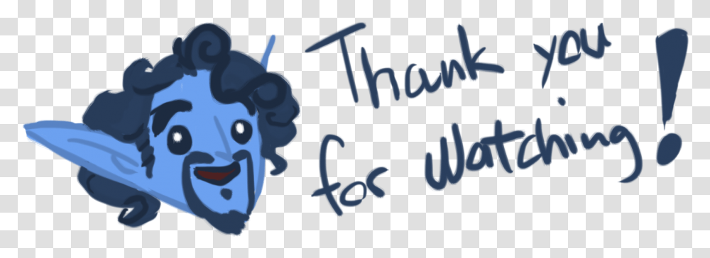 Thank You For Watching, Handwriting, Alphabet, Head Transparent Png